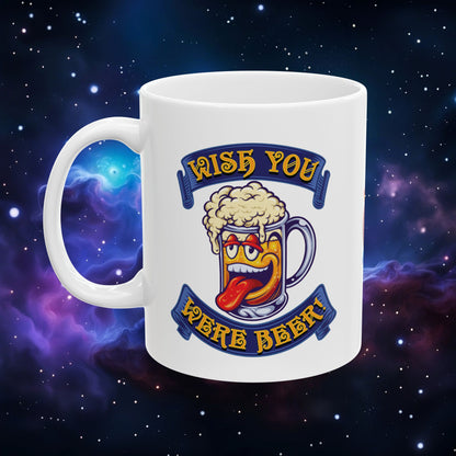 WISH YOU WERE BEER MUG