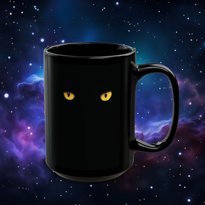 CAT EYES (YELLOW) MUG