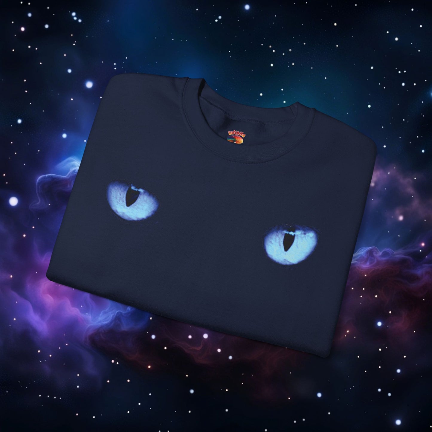 CAT EYES (BLUE) SWEATSHIRT