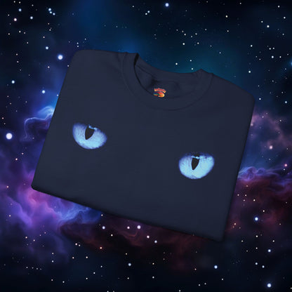 CAT EYES (BLUE) SWEATSHIRT