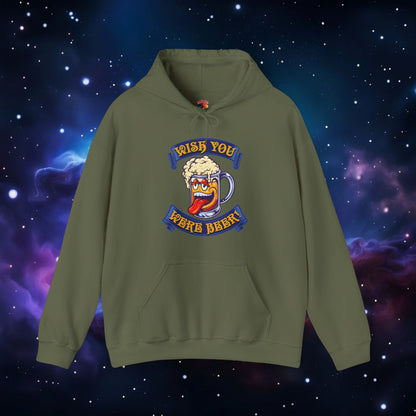 WISH YOU WERE BEER HOODIE