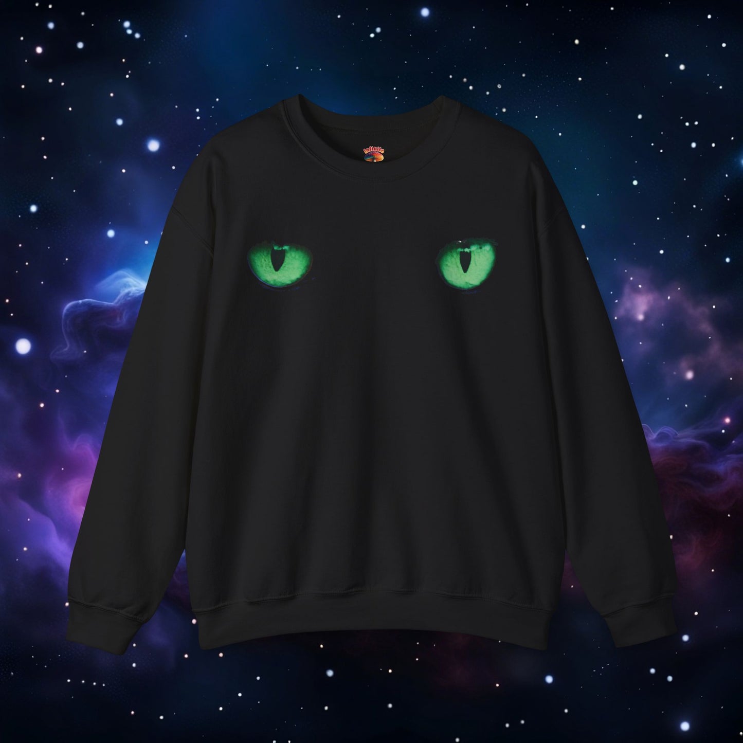 CAT EYES (GREEN) SWEATSHIRT