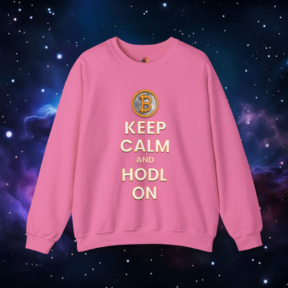 KEEP CALM AND HODL ON SWEATSHIRT