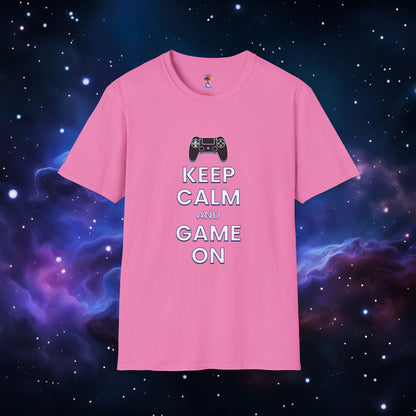 KEEP CALM AND GAME ON PS SHIRT