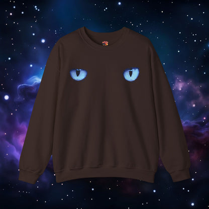 CAT EYES (BLUE) SWEATSHIRT