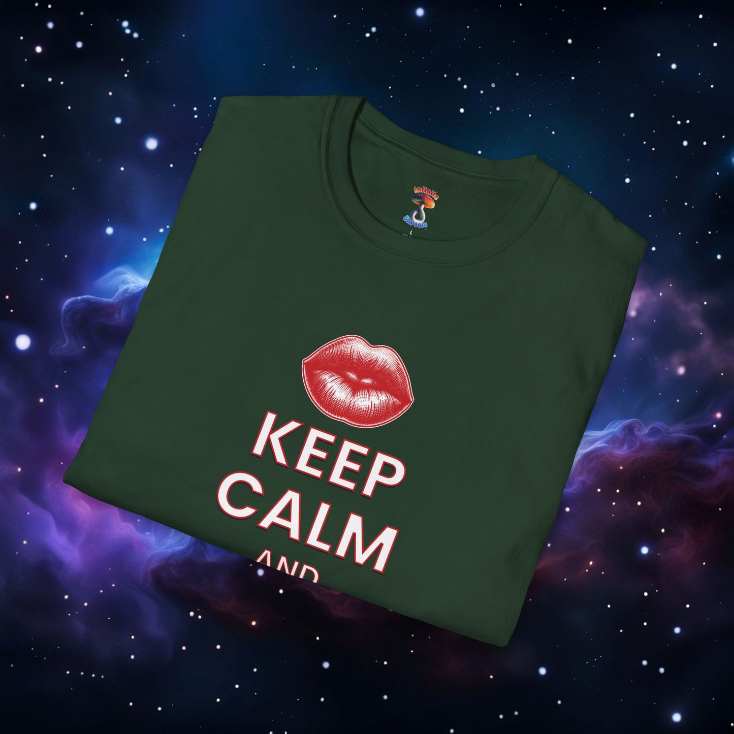 KEEP CALM AND KISS ME SHIRT