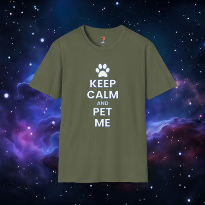 KEEP CALM AND PET ME SHIRT