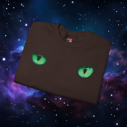 CAT EYES (GREEN) SWEATSHIRT