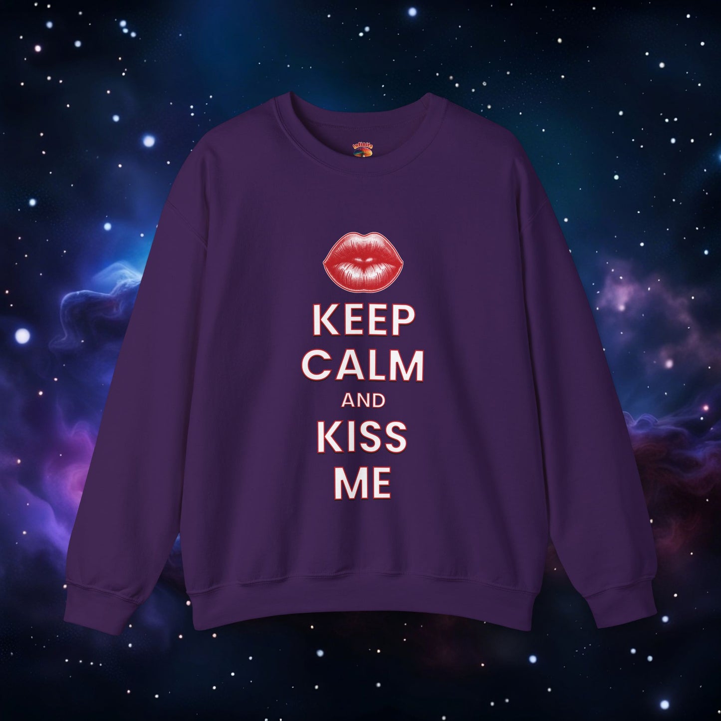 KEEP CALM AND KISS ME SWEATSHIRT