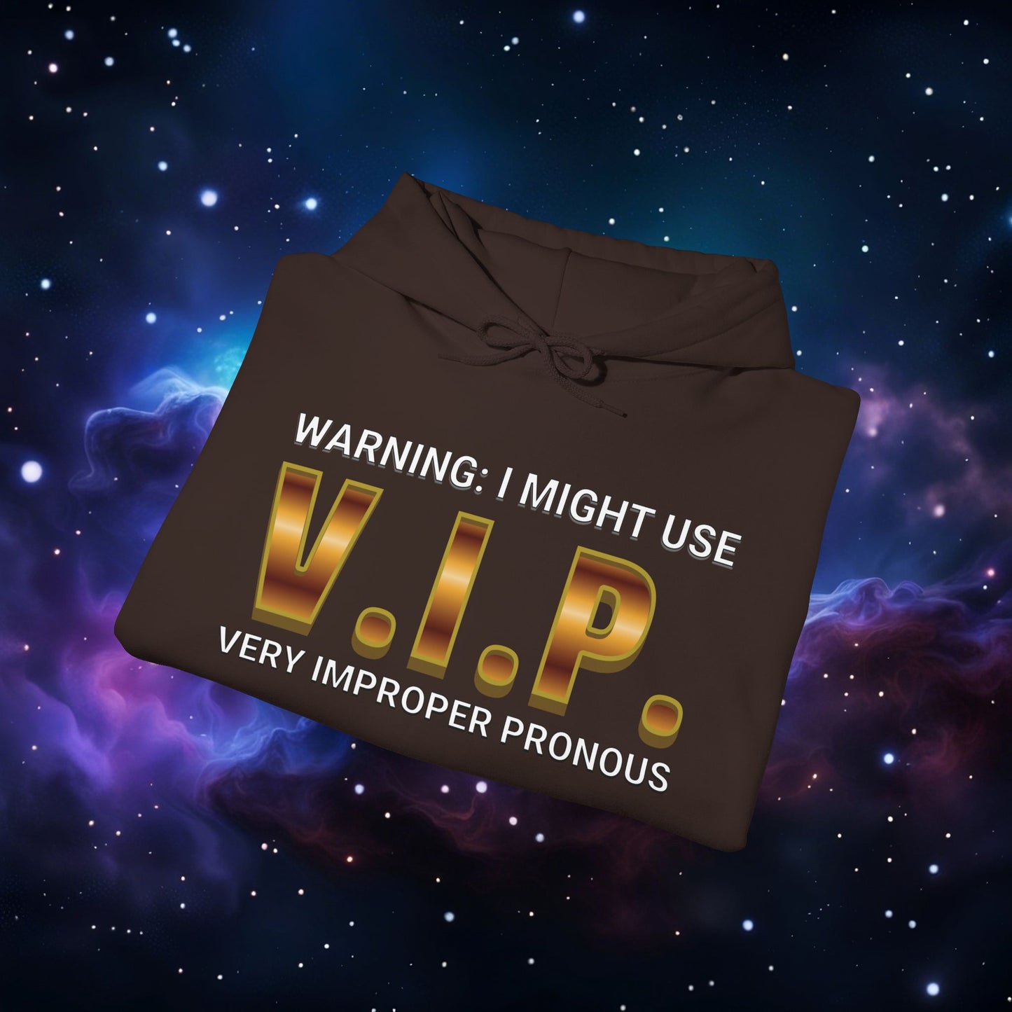 V.I.P. PRONOUN WARNING HOODIE