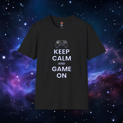 KEEP CALM AND GAME ON PS SHIRT