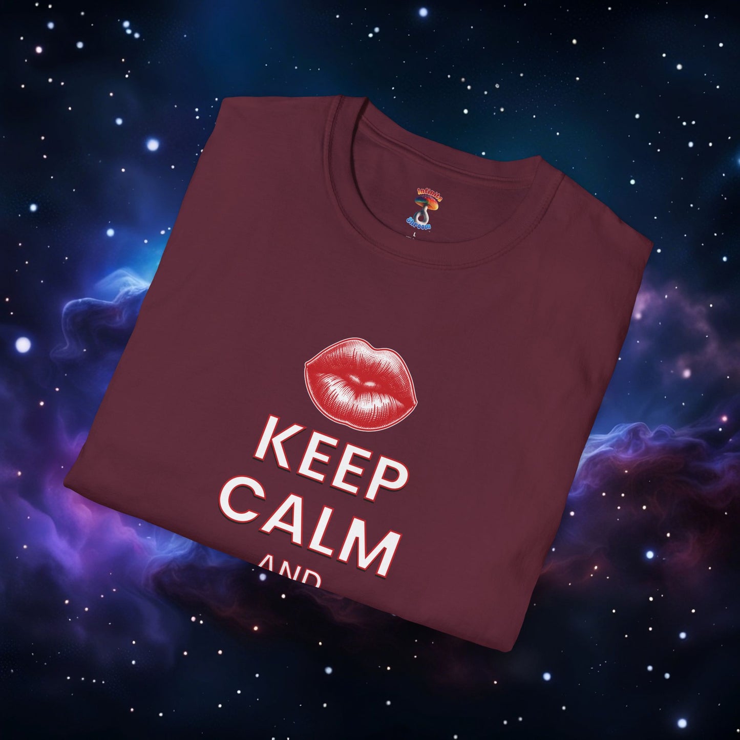 KEEP CALM AND KISS ME SHIRT