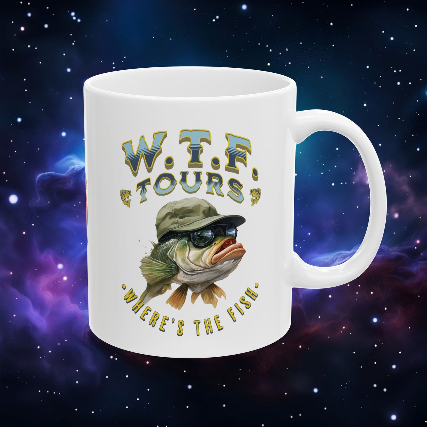 W.T.F. WHERE'S THE FISH MUG