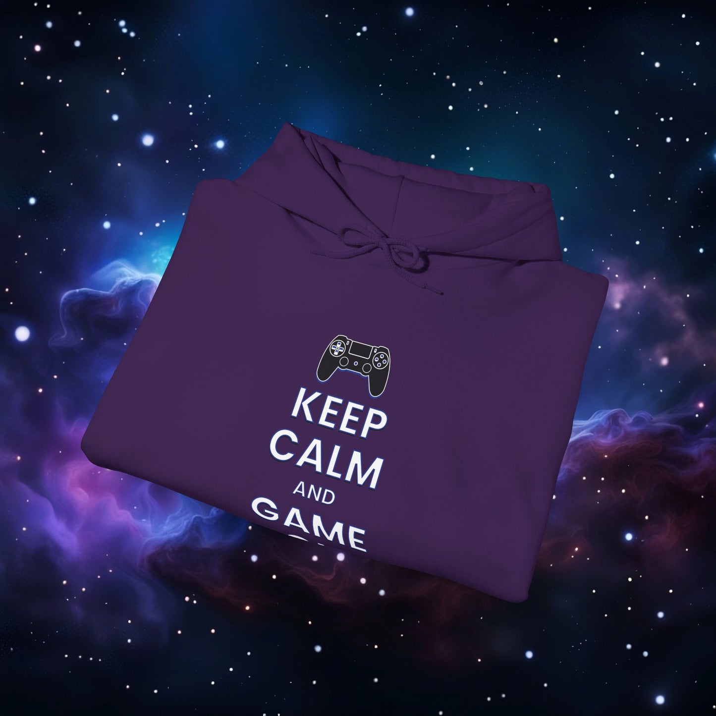 KEEP CALM AND GAME ON PS HOODIE