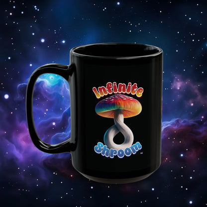 INFINITE SHROOM BLACK MUG