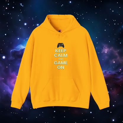 KEEP CALM AND GAME ON XB HOODIE