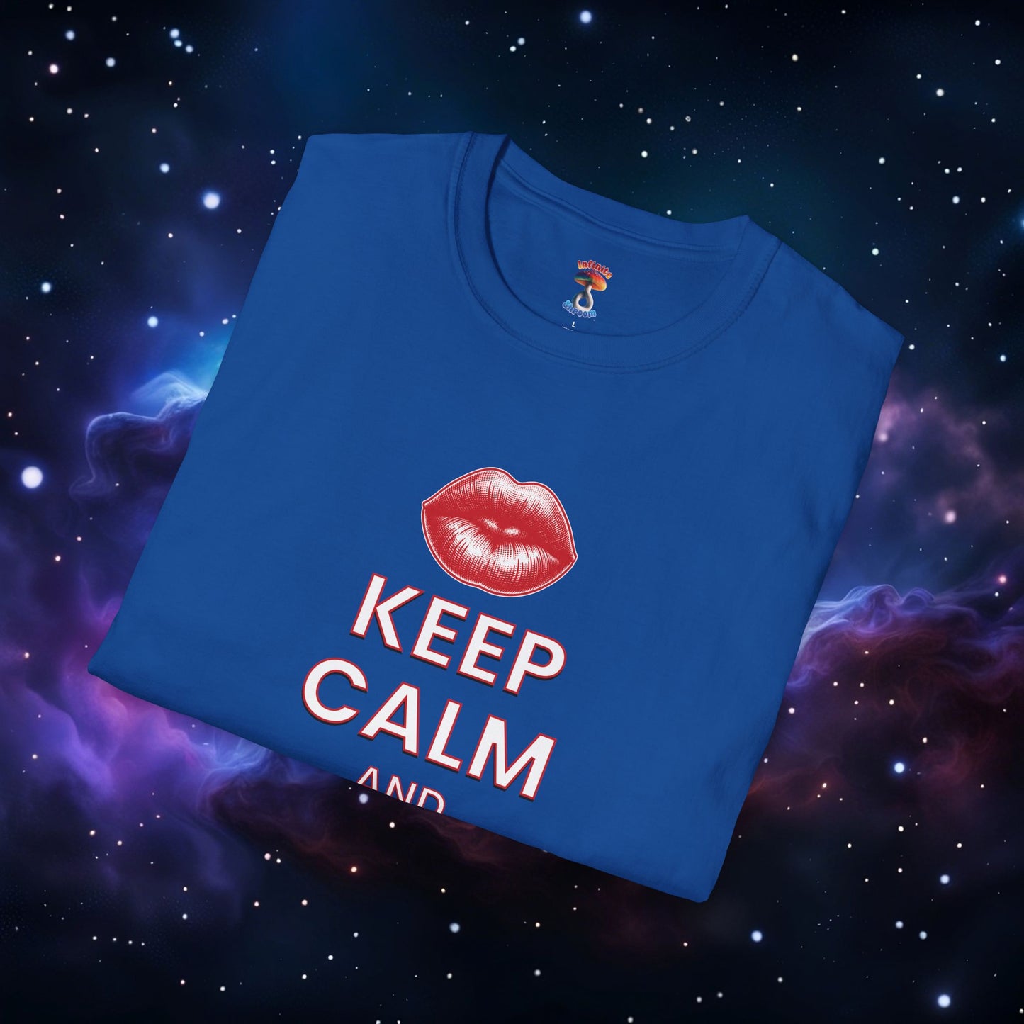 KEEP CALM AND KISS ME SHIRT