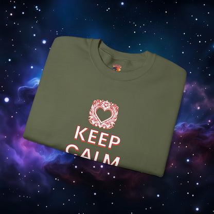 KEEP CALM AND LOVE ME SWEATSHIRT