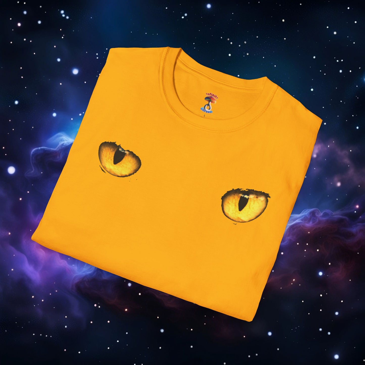 CAT EYES (YELLOW) SHIRT