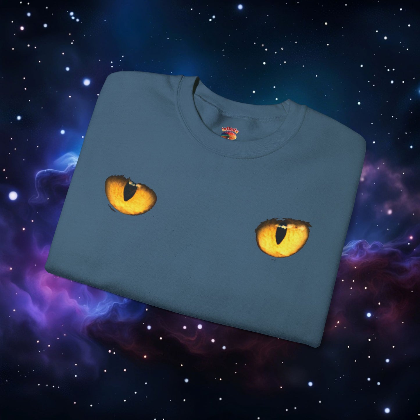 CAT EYES (YELLOW) SWEATSHIRT