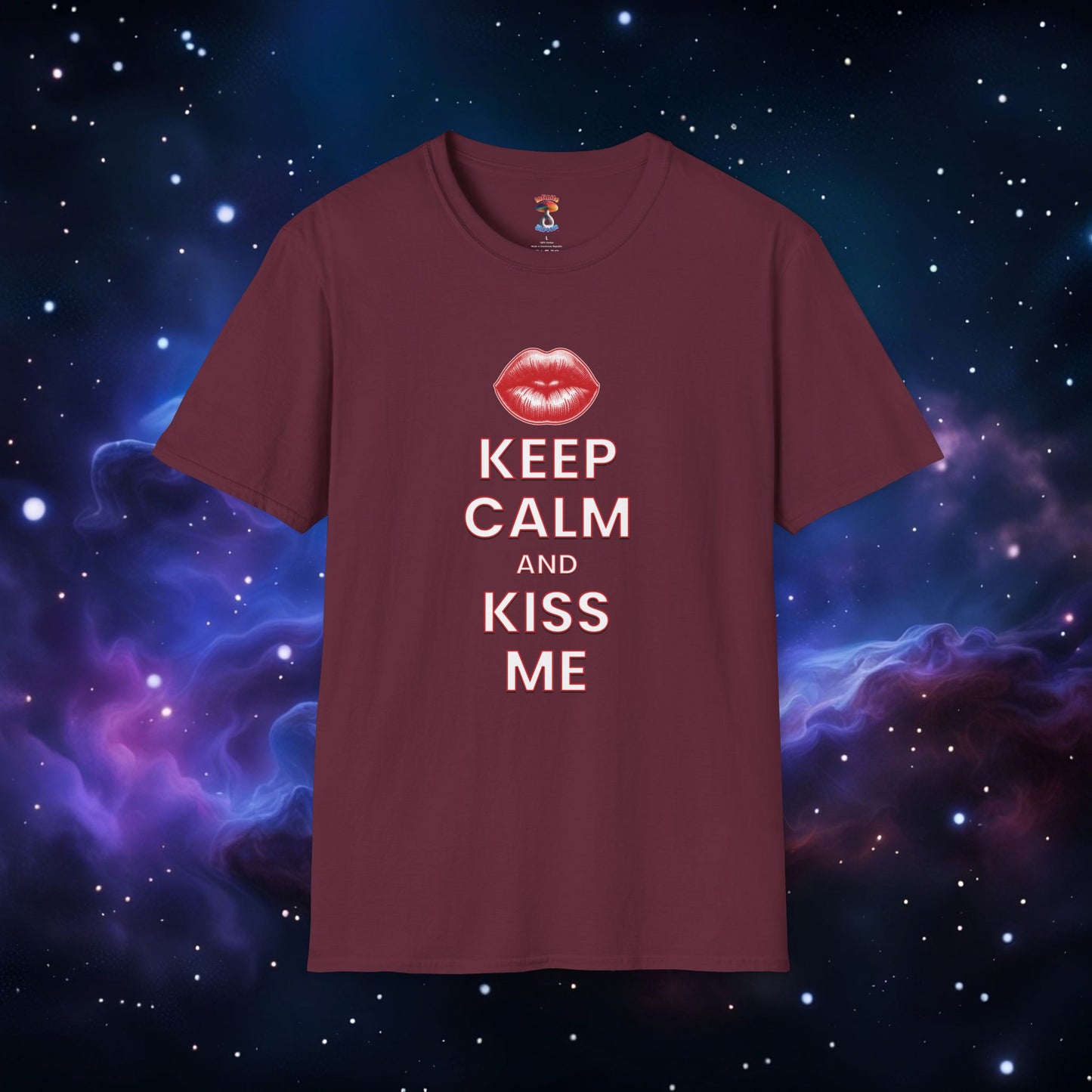 KEEP CALM AND KISS ME SHIRT