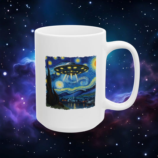 UFO STARRY NIGHT MUG