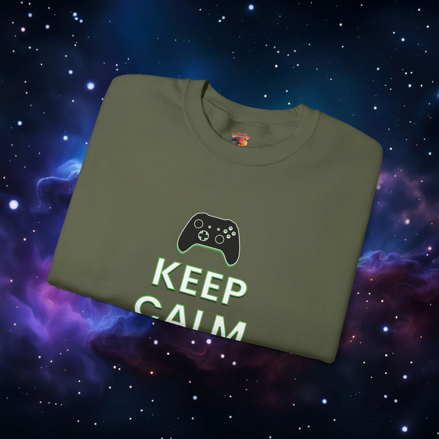 KEEP CALM AND GAME ON XB SWEATSHIRT