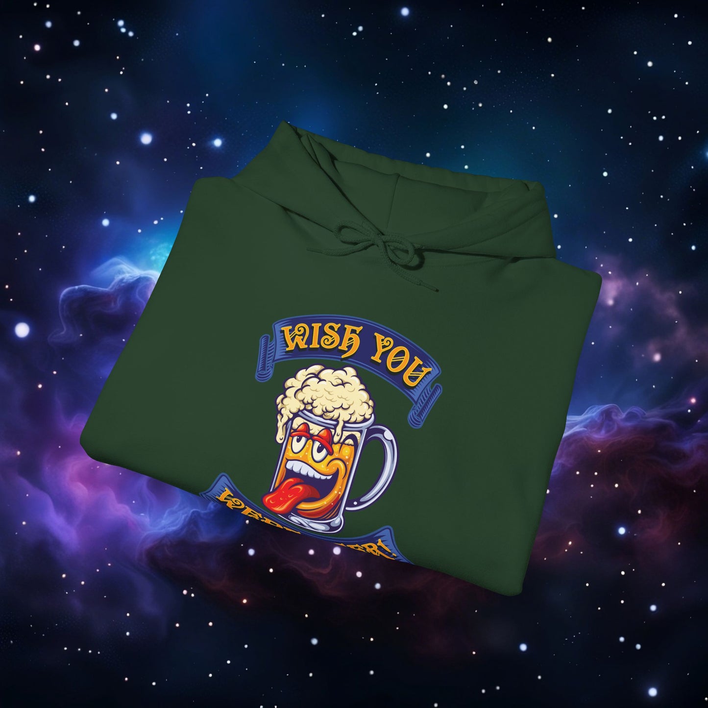 WISH YOU WERE BEER HOODIE