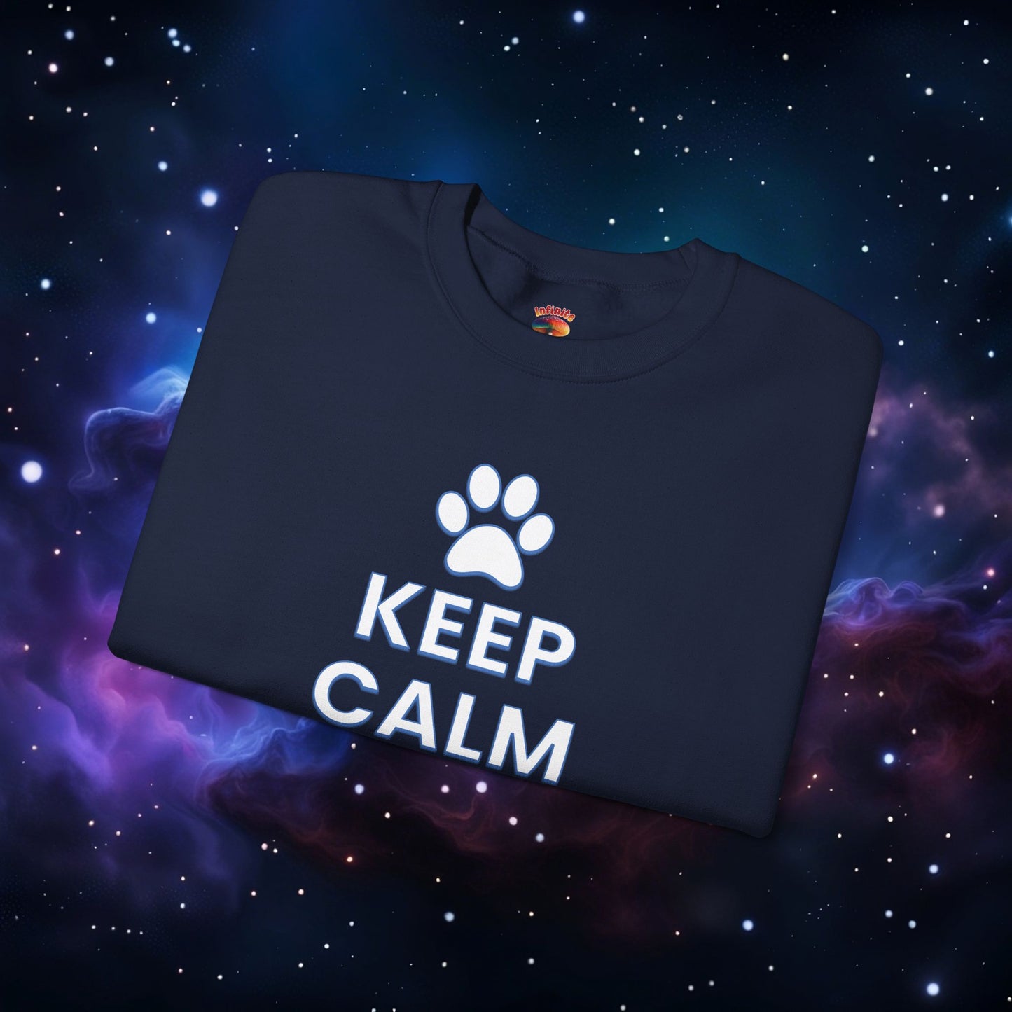 KEEP CALM AND PET ME SWEATSHIRT