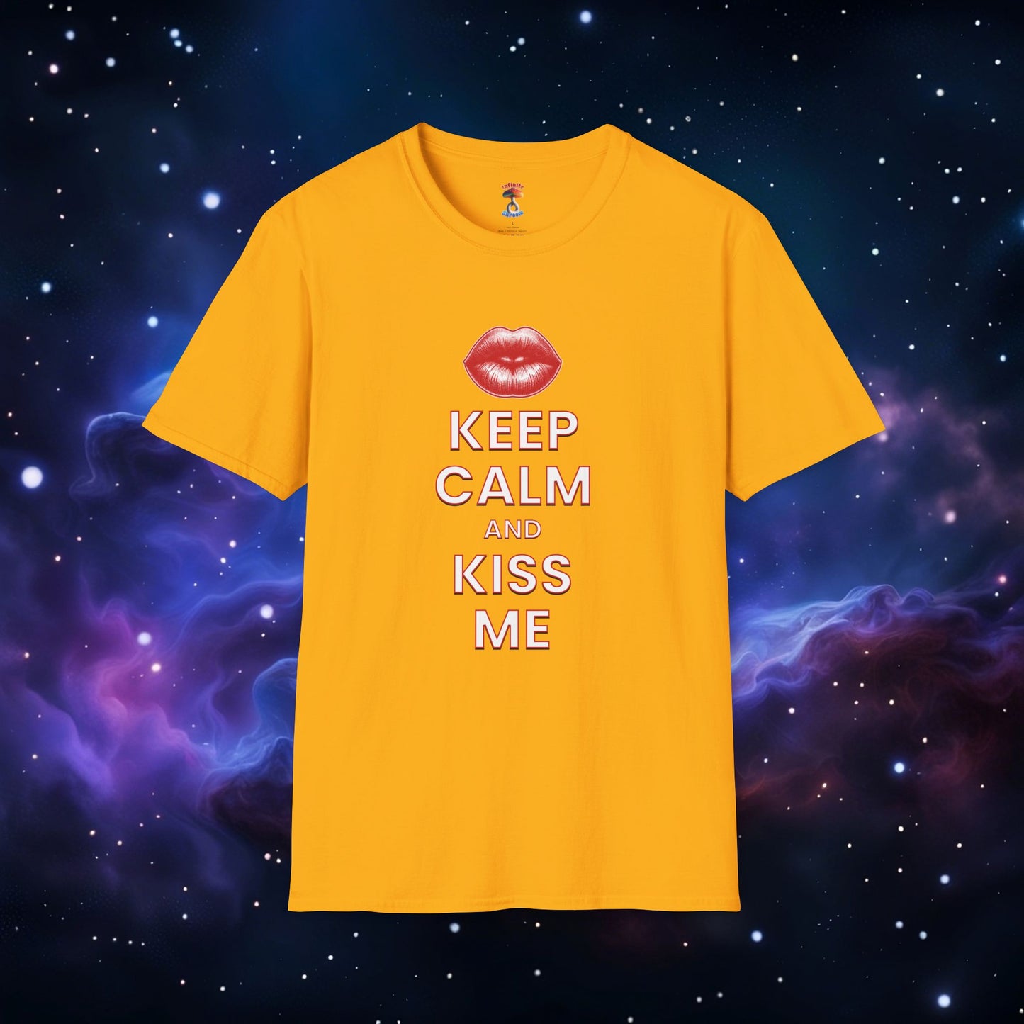 KEEP CALM AND KISS ME SHIRT