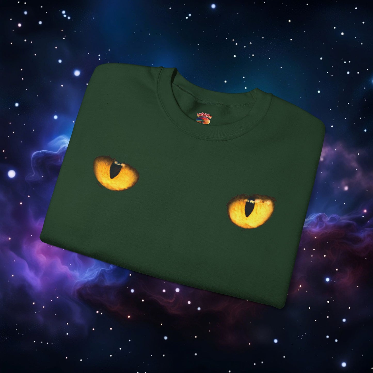 CAT EYES (YELLOW) SWEATSHIRT