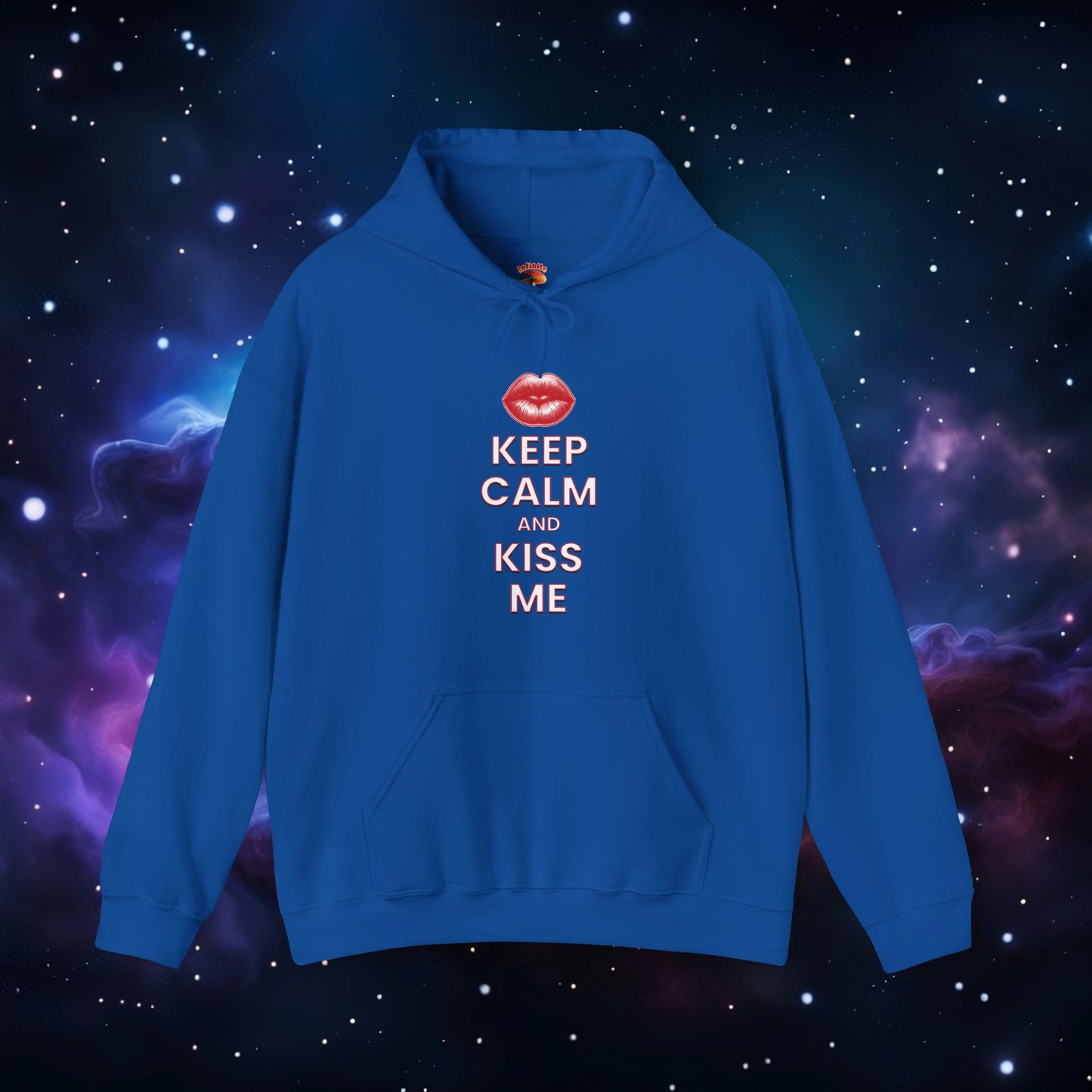 KEEP CALM AND KISS ME HOODIE