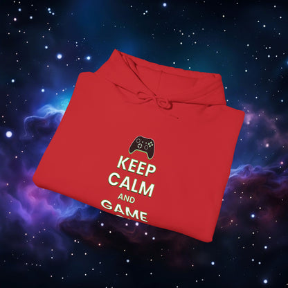 KEEP CALM AND GAME ON XB HOODIE