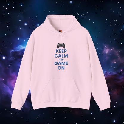 KEEP CALM AND GAME ON PS HOODIE