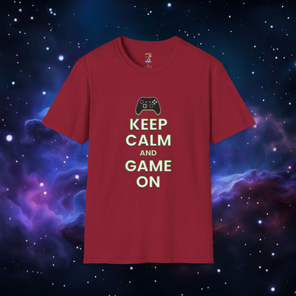 KEEP CALM AND GAME ON XB SHIRT