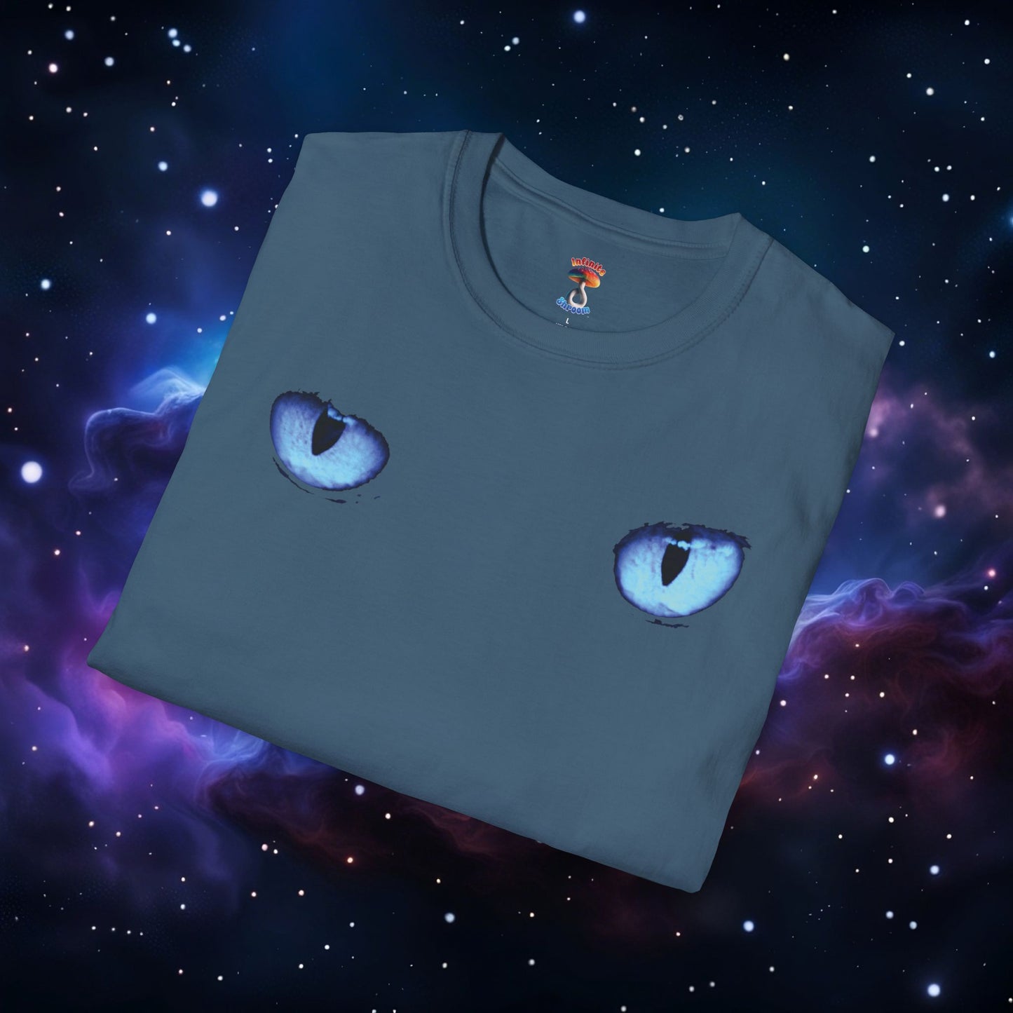 CAT EYES (BLUE) SHIRT