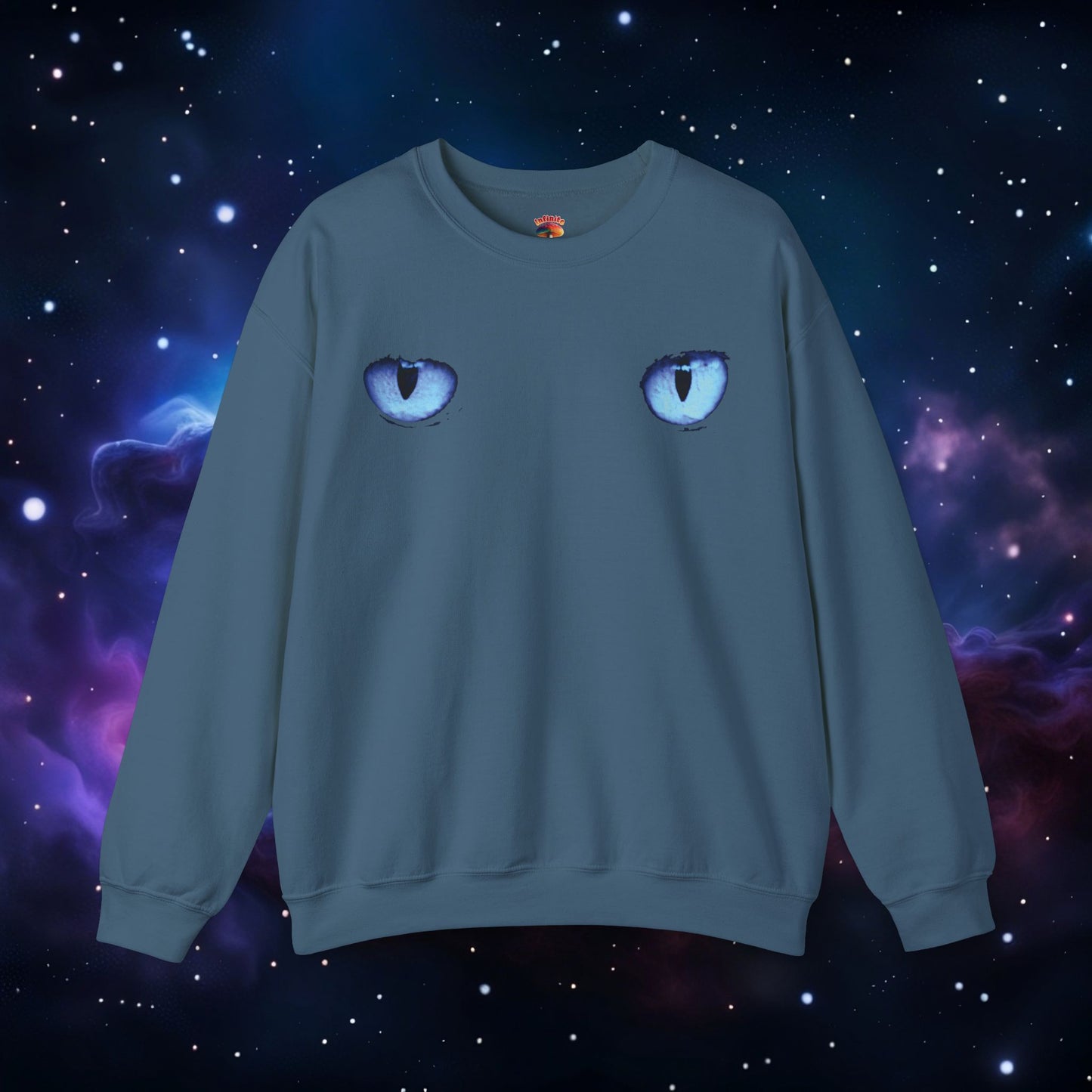 CAT EYES (BLUE) SWEATSHIRT