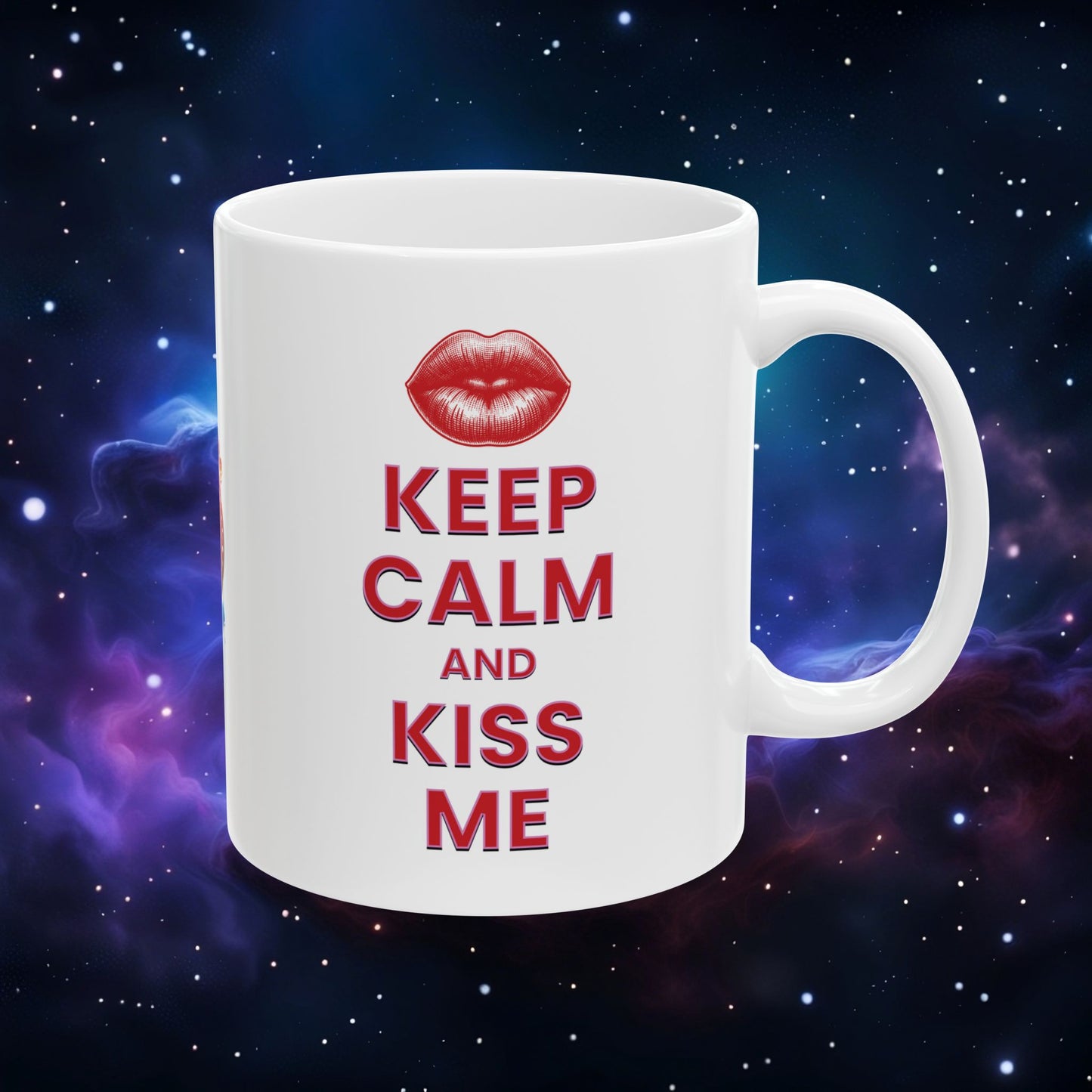 KEEP CALM AND KISS ME MUG