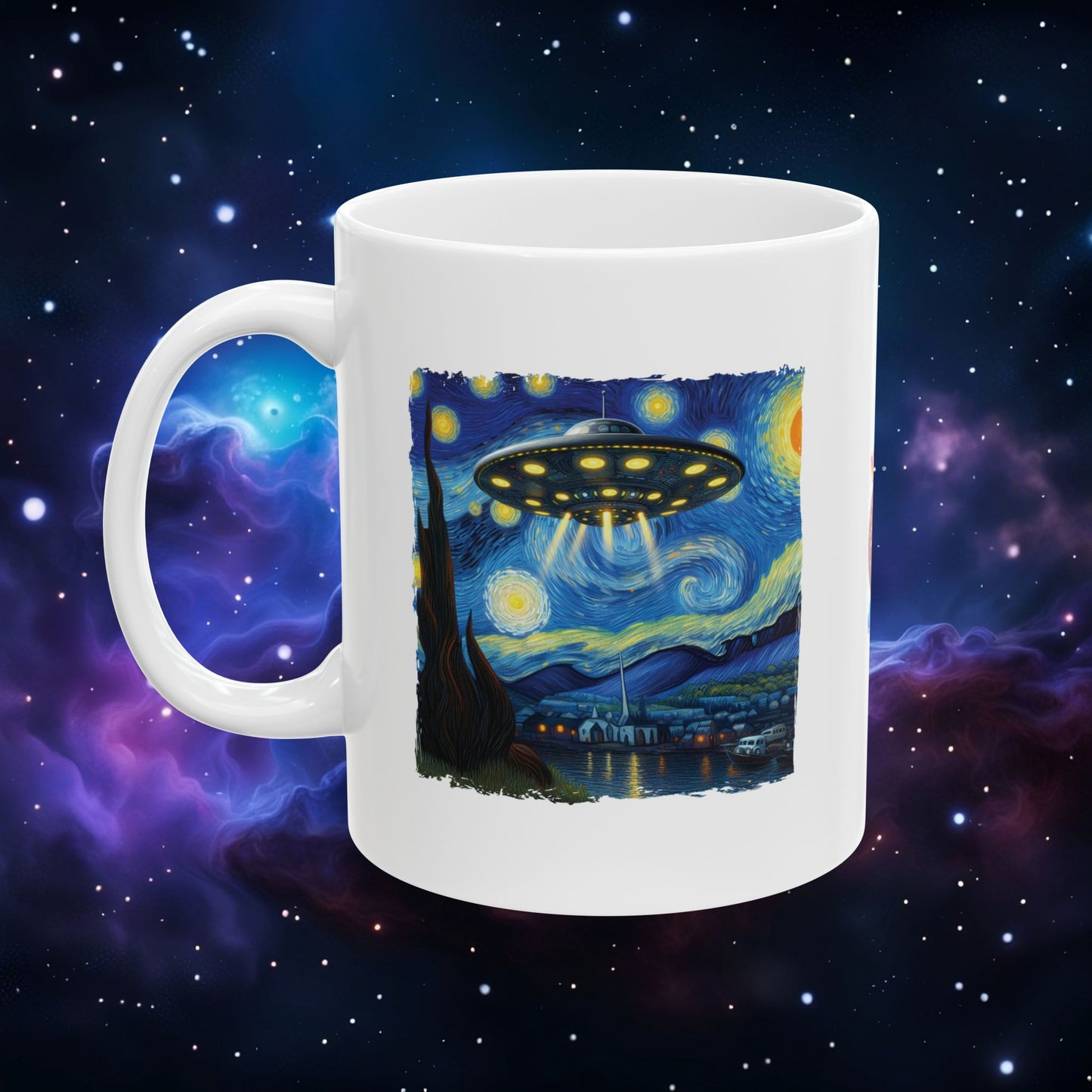 UFO STARRY NIGHT MUG