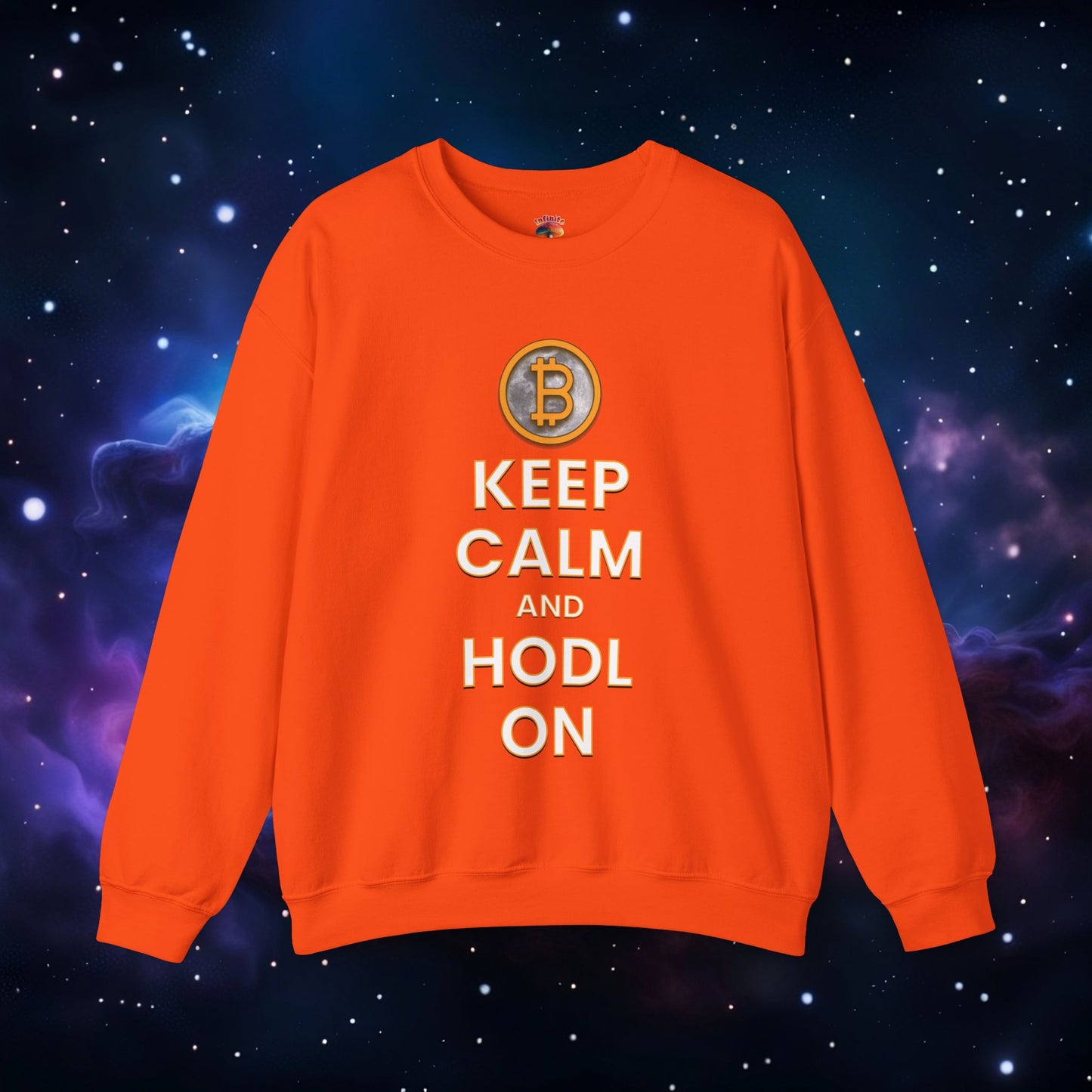 KEEP CALM AND HODL ON SWEATSHIRT