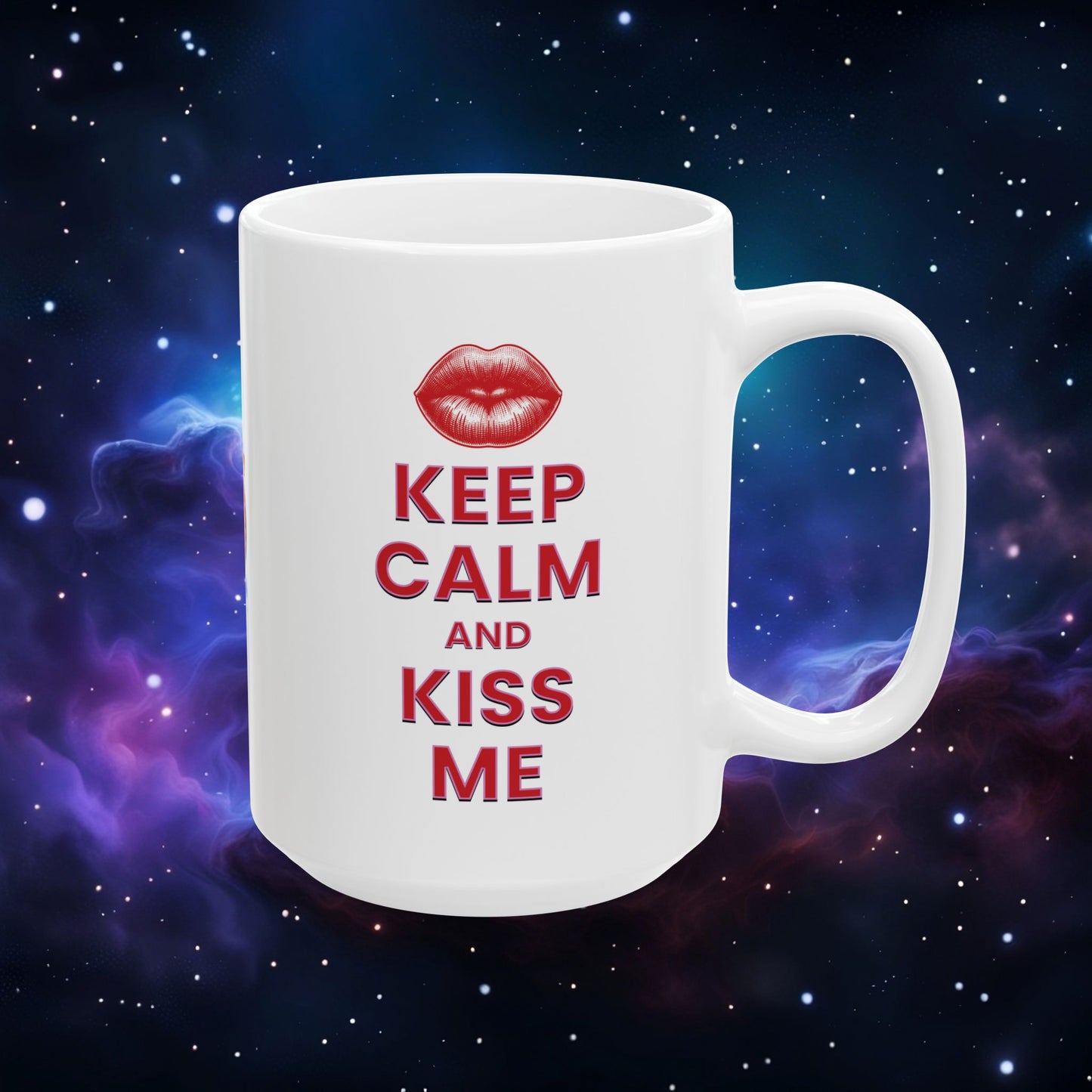 KEEP CALM AND KISS ME MUG