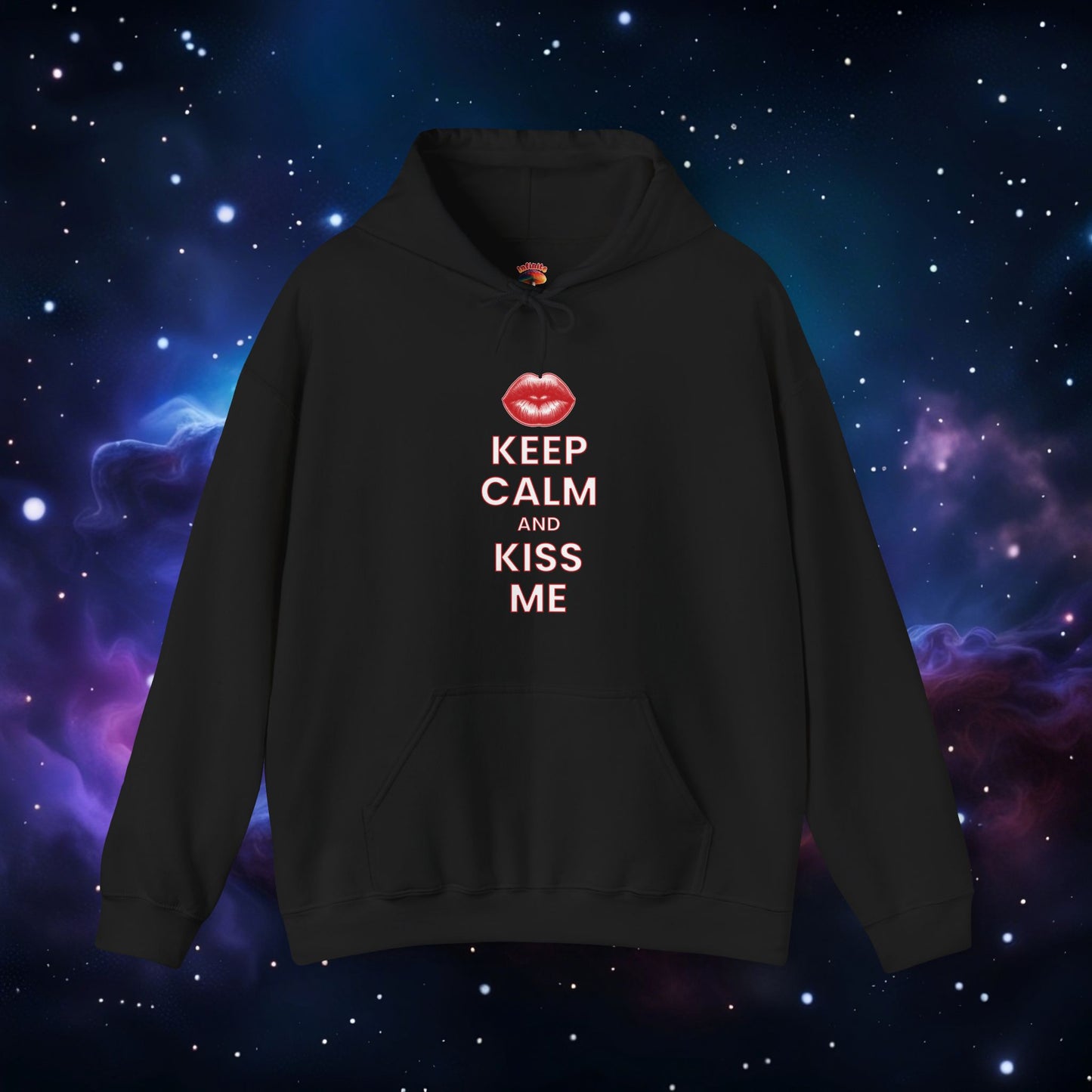 KEEP CALM AND KISS ME HOODIE