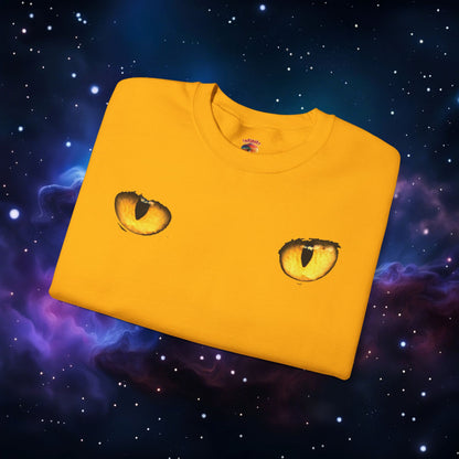 CAT EYES (YELLOW) SWEATSHIRT