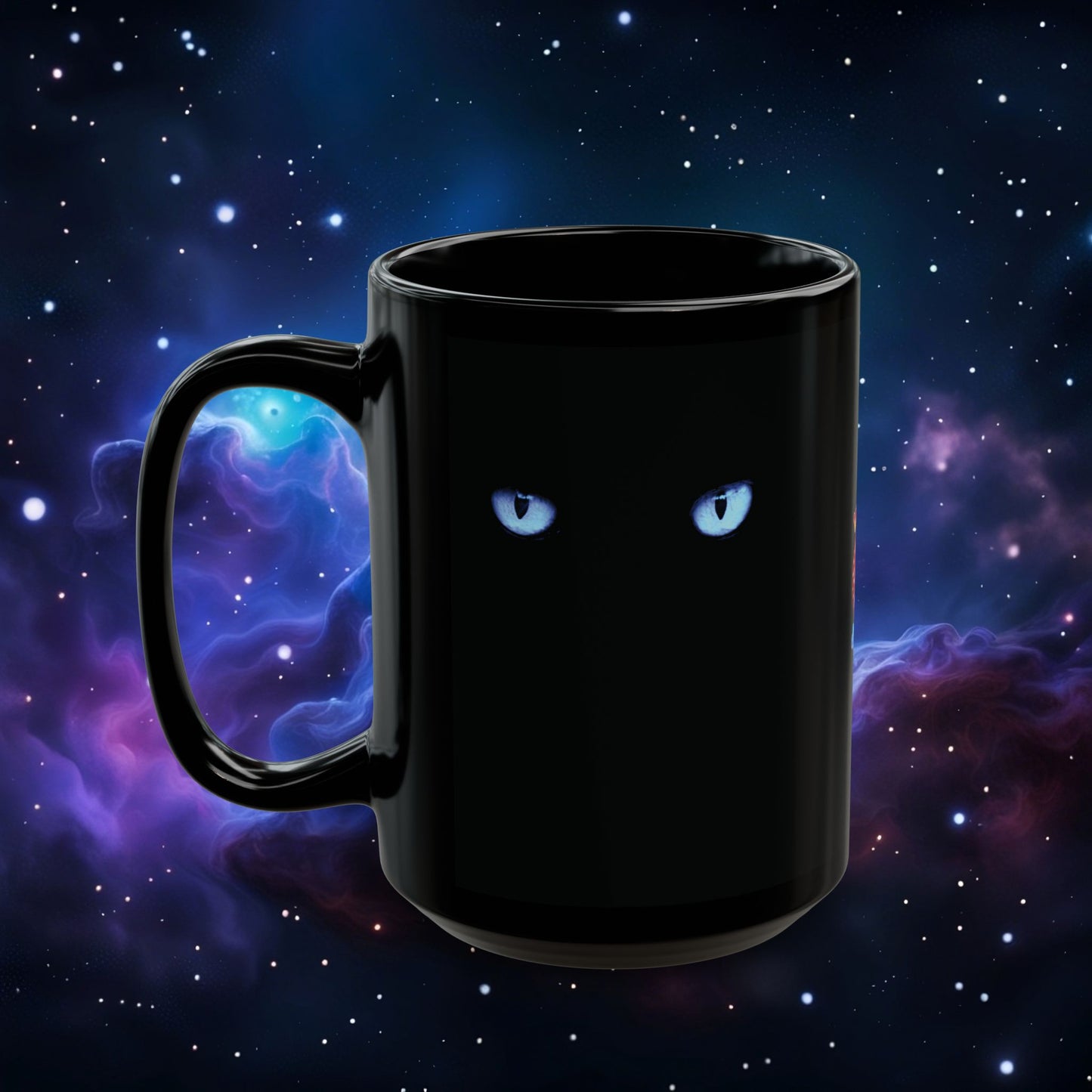 CAT EYES (BLUE) MUG