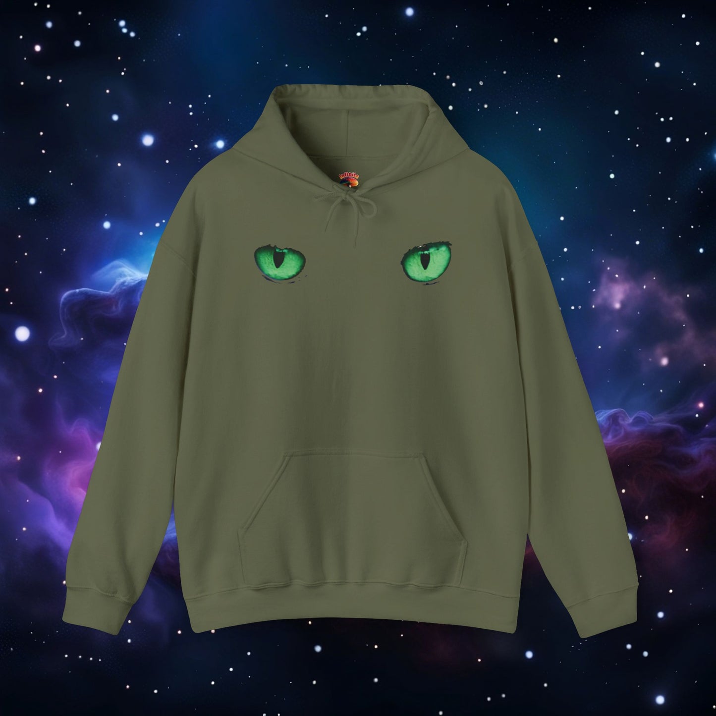 CAT EYES (GREEN) HOODIE