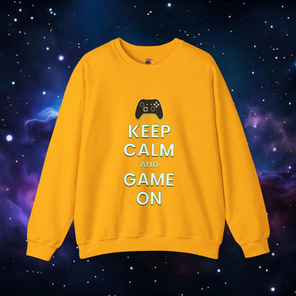 KEEP CALM AND GAME ON XB SWEATSHIRT