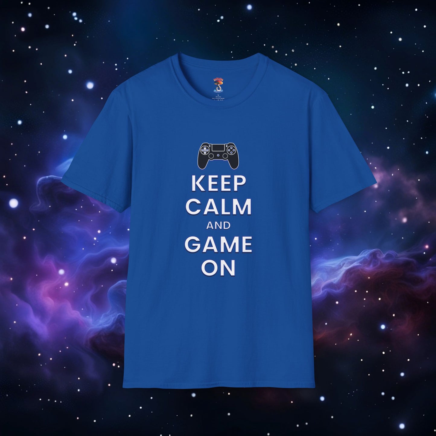 KEEP CALM AND GAME ON PS SHIRT