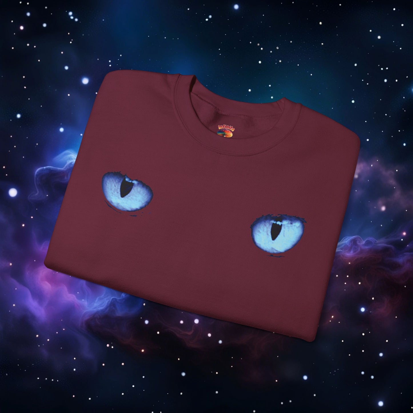 CAT EYES (BLUE) SWEATSHIRT