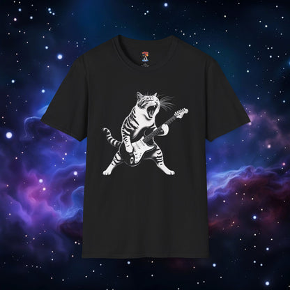 CAT PLAYING GUITAR SHIRT