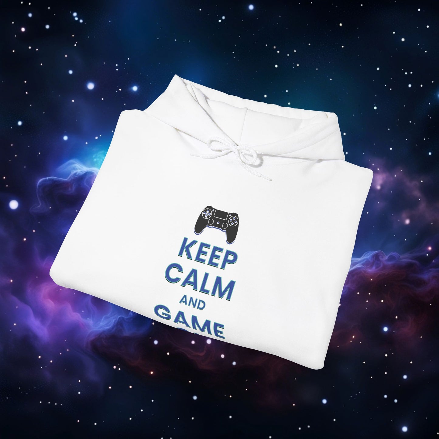 KEEP CALM AND GAME ON PS HOODIE